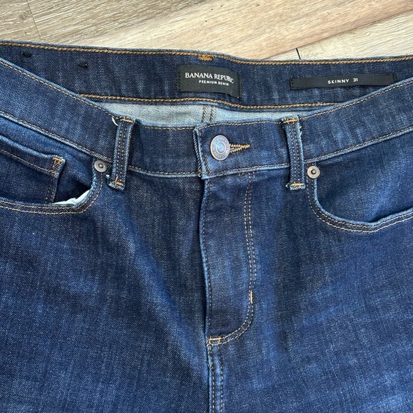 Banana Republic Skinny Fit Premium Denim Jeans - Size 31 - Picture 3 of 9
